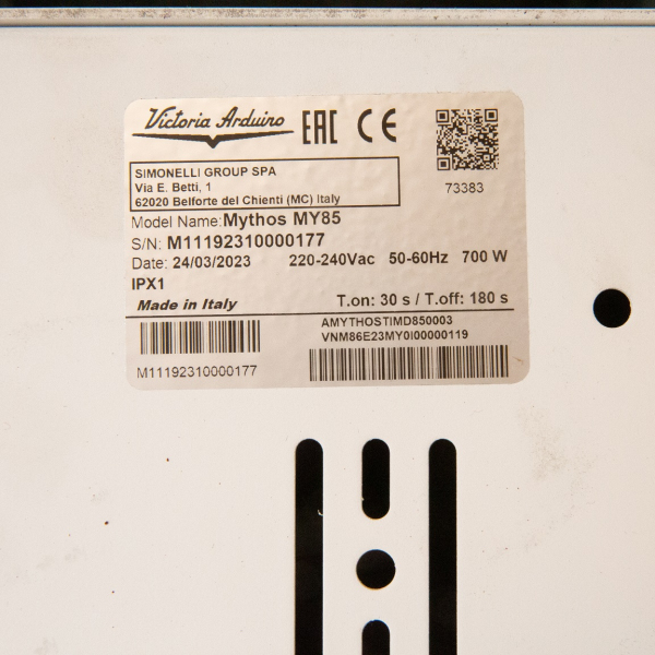 Кофемолка VICTORIA ARDUINO MY 85 (WHITE)