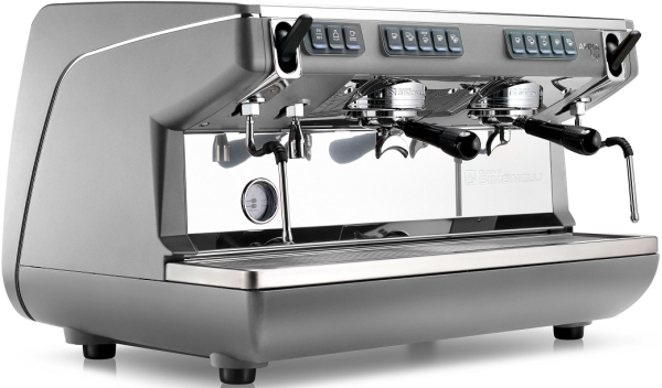 Кофемашина рожковая NUOVA SIMONELLI APPIA LIFE 2GR V 220V METALLIC GREY+HIGH GROUPS+ECONOMIZER