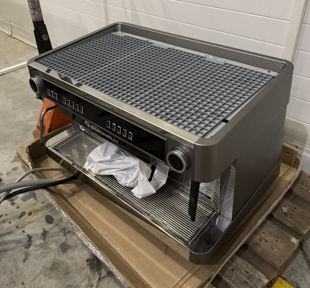 Кофемашина рожковая NUOVA SIMONELLI NUOVA AURELIA MP 2GR 220V METALLIC GREY+HIGH GROUPS+AUTOPURGE+ E-MILK TECHNOLOGY