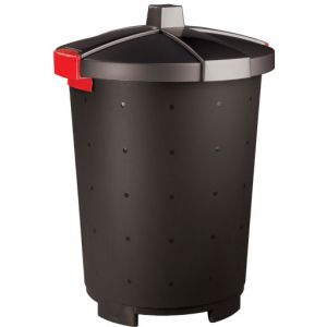 Крышка для контейнера THOR квадратный 150л (арт. 1233) пластик серый Restola 106543