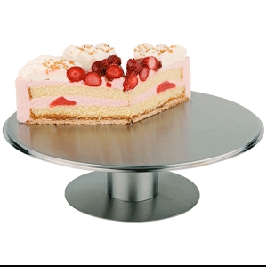 Подставка для торта D 32,5см h 10см вращающаяся, P.L. Proff Cuisine, нерж.сталь APS 127512