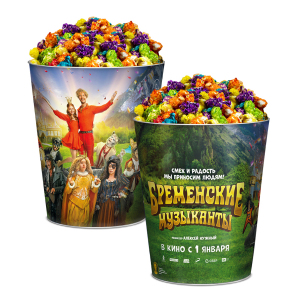 Жестяное ведро для попкорна "Команда игрушек", 130 унций/3.80л. Империя – фабрика упаковки 244159